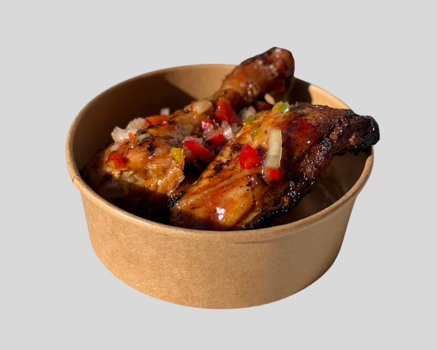 Poulet Boucané avec sa sauce chien