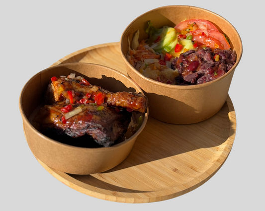 Bowl BBQ cuisse de poulet boucane