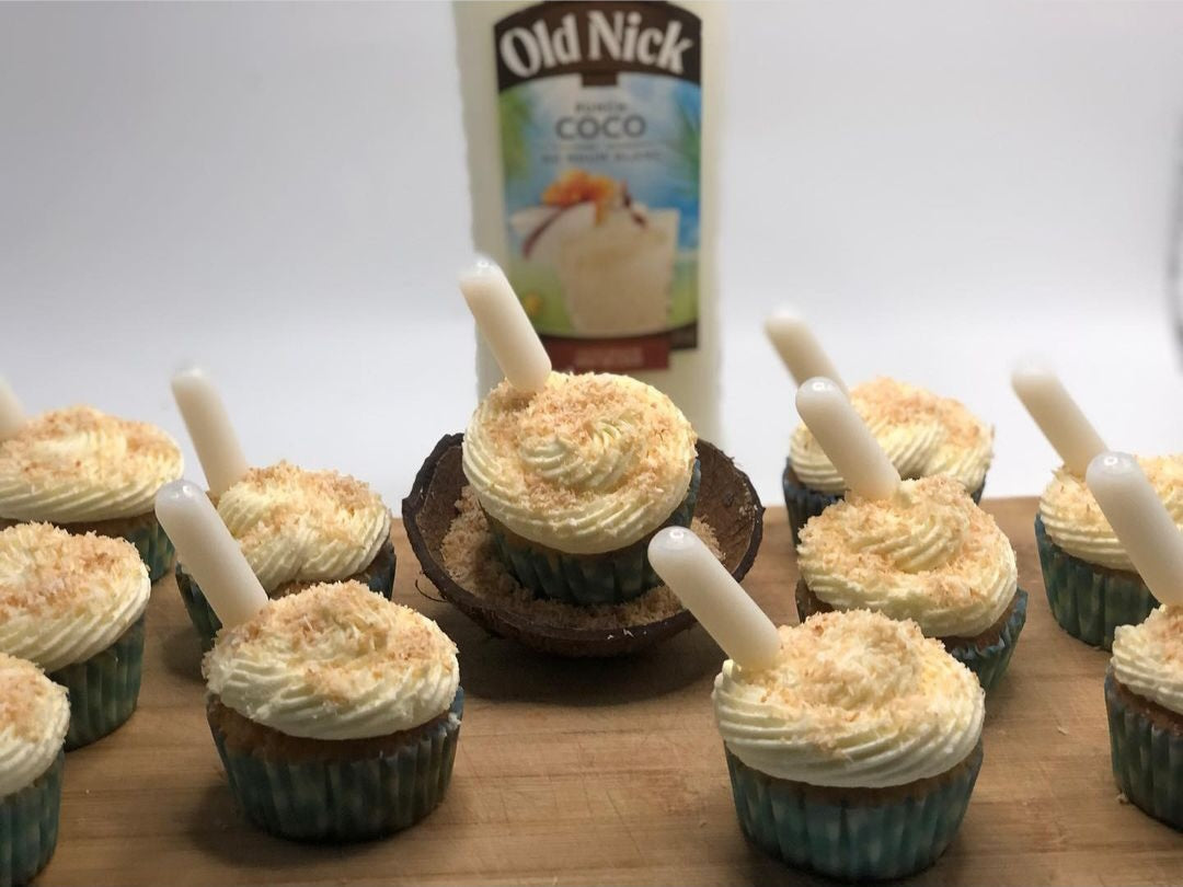 Les cupcakes au saveurs des iles (alcolisée)