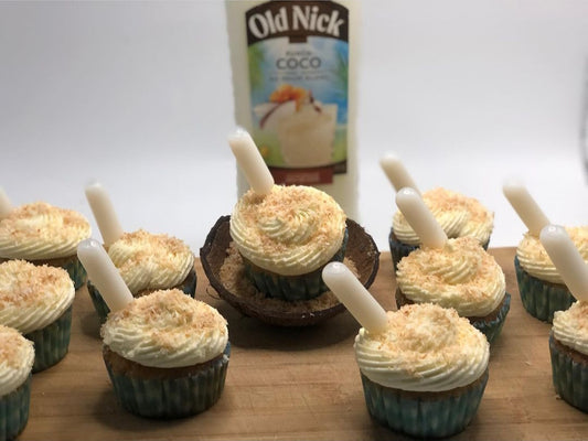 Les cupcakes au saveurs des iles (alcolisée)